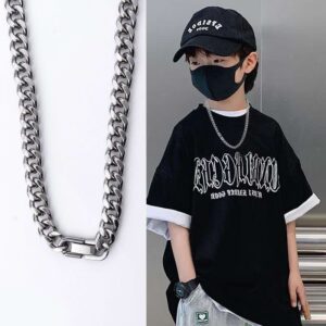 Chunky Silver Link Chain for Kids