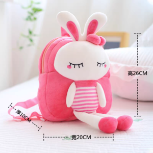 Plush Bunny Character Toddler Bag