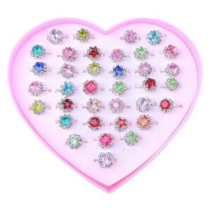 Luxury Heart Box 36-Piece Ring Collection