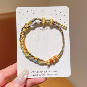 Braided Cotton Friendship Bracelet